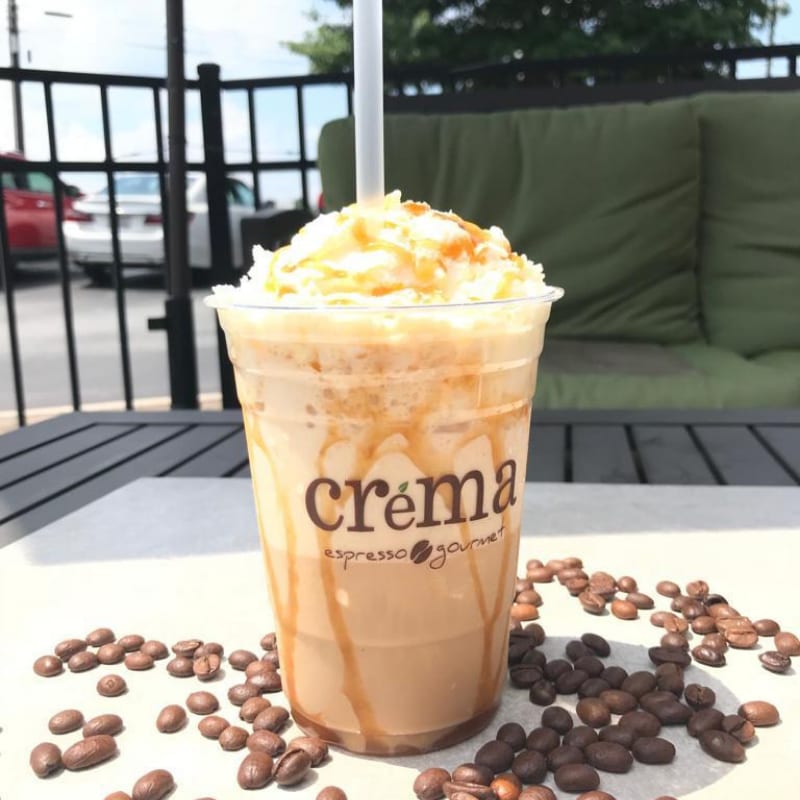 Iced Caramel Macchiato at Crema Espresso Gourmet in Chamblee