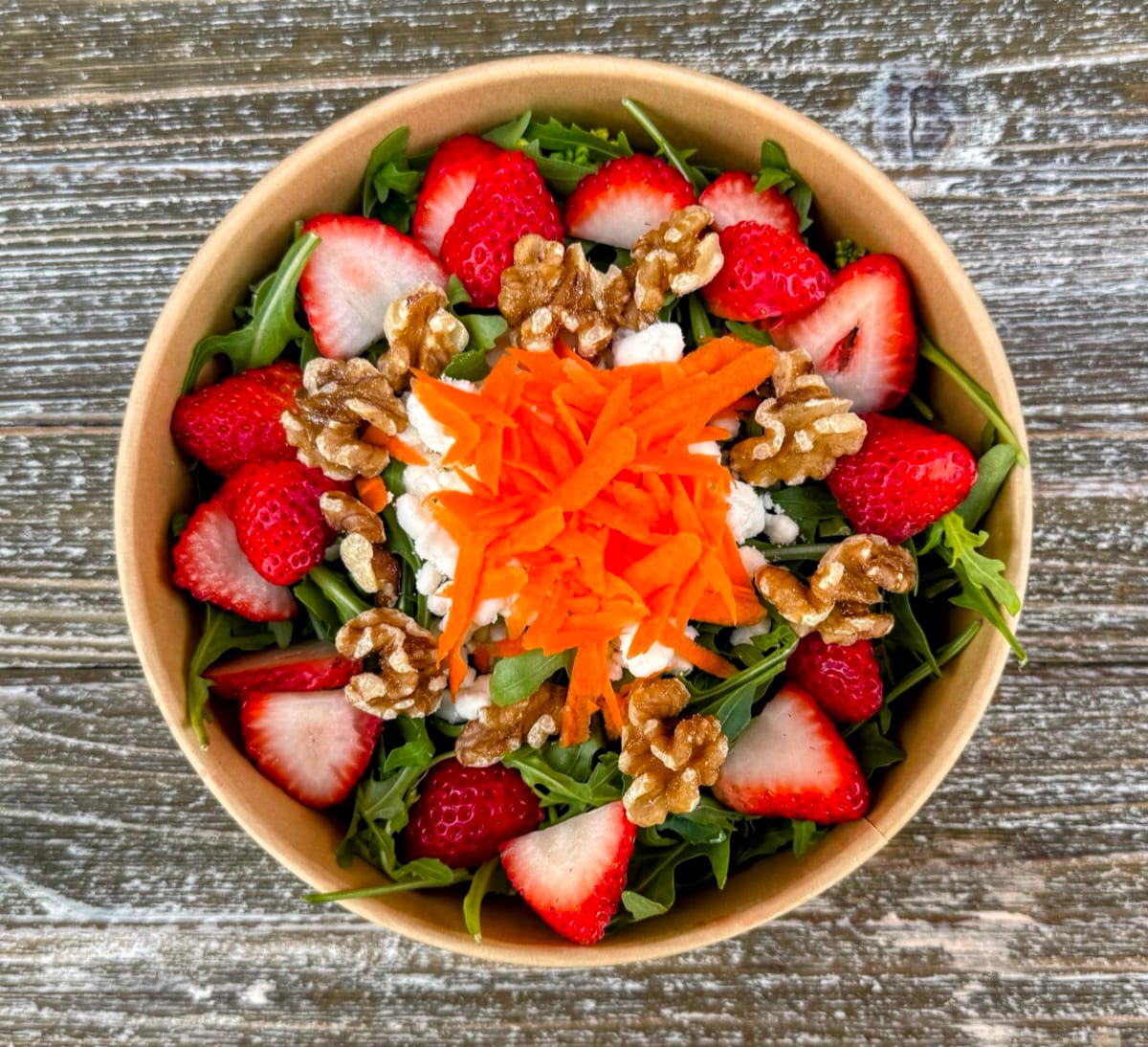 Strawberry Salad at Crema Espresso Gourmet in Chamblee